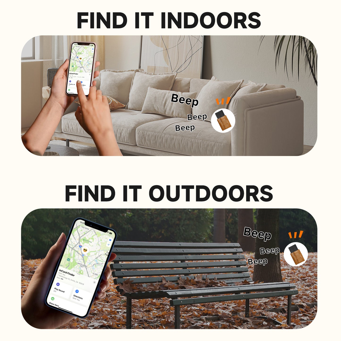 Card Finder - Проследяваща карта